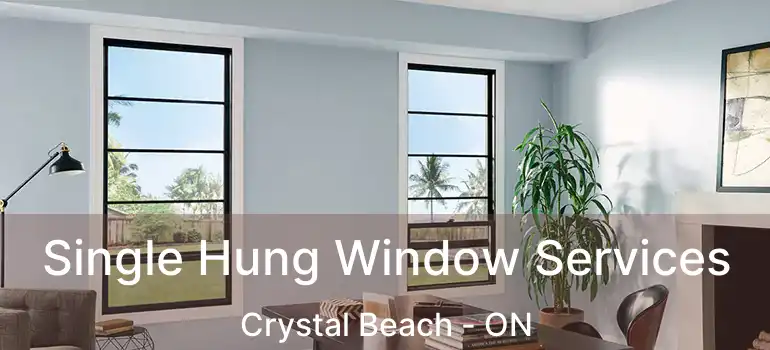  Single Hung Window Services Crystal Beach - ON