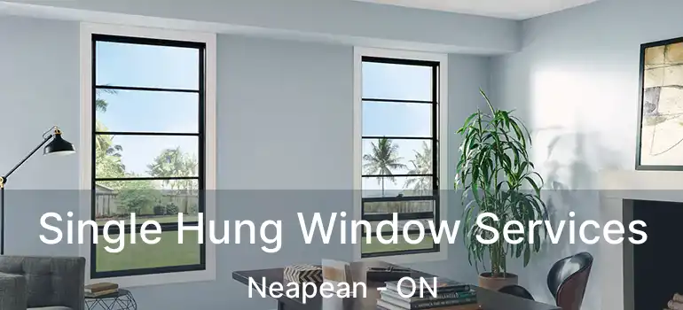 Single Hung Window Services Neapean - ON