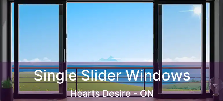  Single Slider Windows Hearts Desire - ON