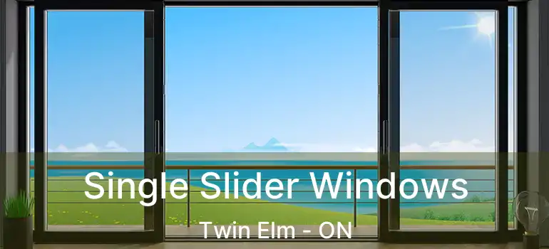 Single Slider Windows Twin Elm - ON