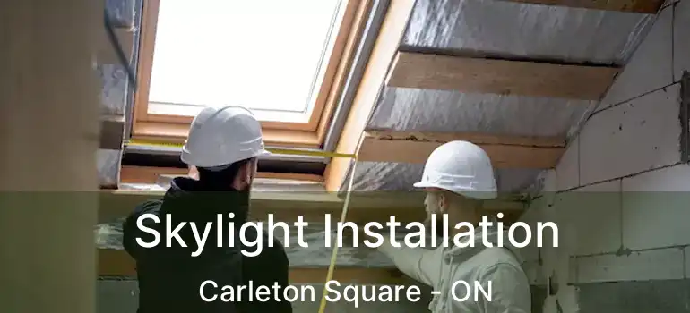  Skylight Installation Carleton Square - ON