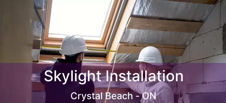  Skylight Installation Crystal Beach - ON