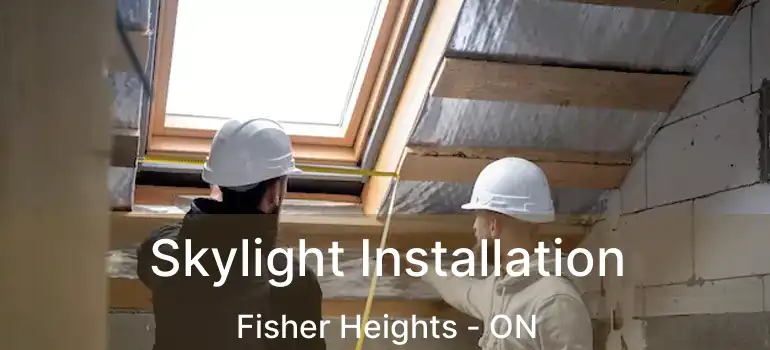  Skylight Installation Fisher Heights - ON
