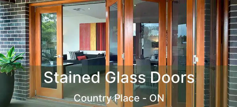  Stained Glass Doors Country Place - ON