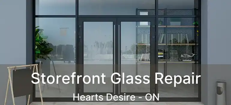  Storefront Glass Repair Hearts Desire - ON