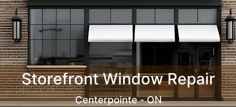  Storefront Window Repair Centerpointe - ON