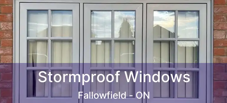  Stormproof Windows Fallowfield - ON