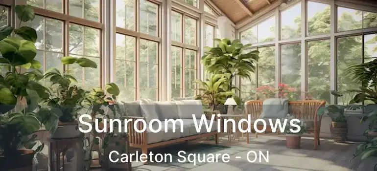  Sunroom Windows Carleton Square - ON