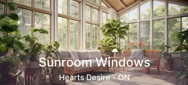  Sunroom Windows Hearts Desire - ON