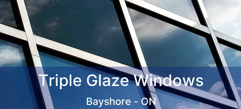  Triple Glaze Windows Bayshore - ON