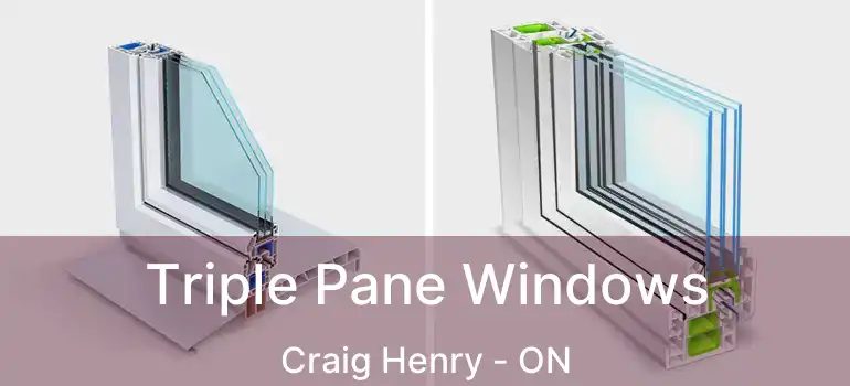 Triple Pane Windows Craig Henry - ON