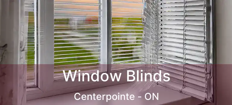  Window Blinds Centerpointe - ON