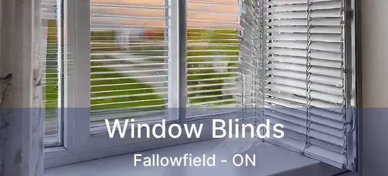  Window Blinds Fallowfield - ON