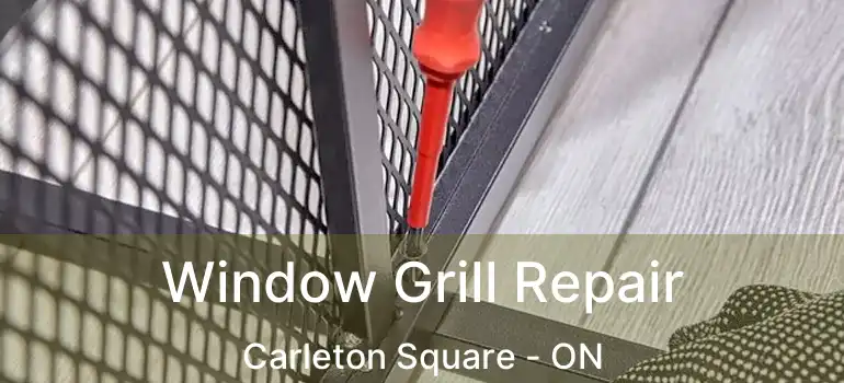  Window Grill Repair Carleton Square - ON