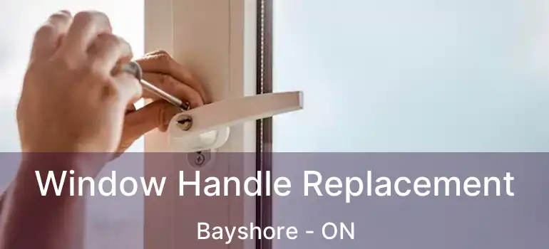  Window Handle Replacement Bayshore - ON