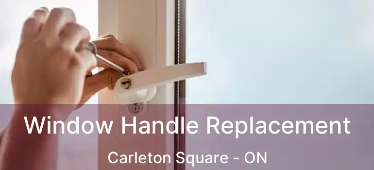  Window Handle Replacement Carleton Square - ON
