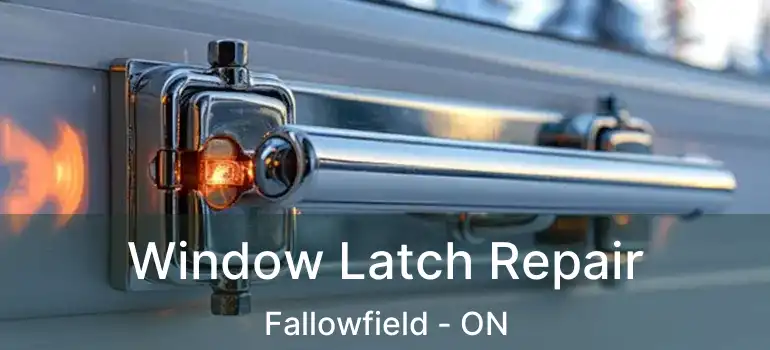  Window Latch Repair Fallowfield - ON