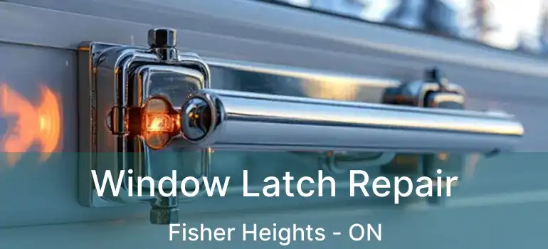  Window Latch Repair Fisher Heights - ON