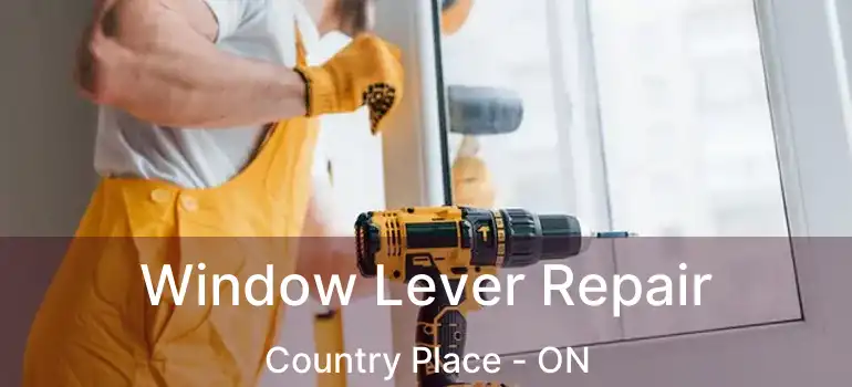  Window Lever Repair Country Place - ON