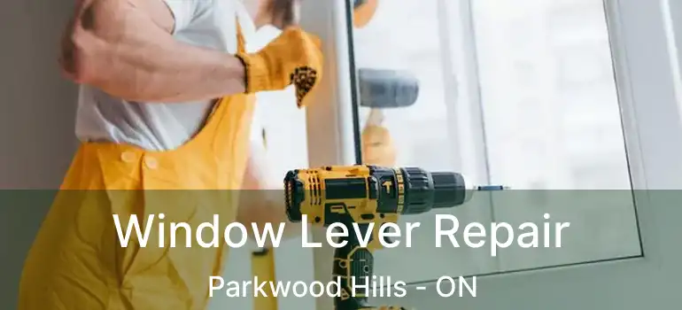  Window Lever Repair Parkwood Hills - ON