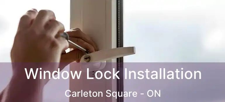  Window Lock Installation Carleton Square - ON