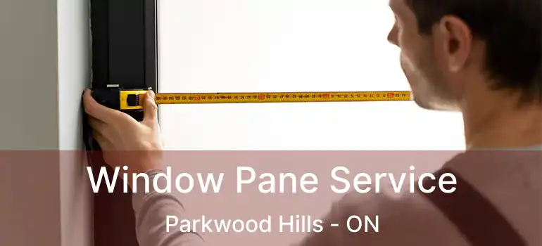  Window Pane Service Parkwood Hills - ON