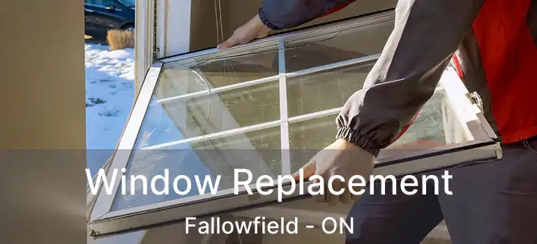  Window Replacement Fallowfield - ON