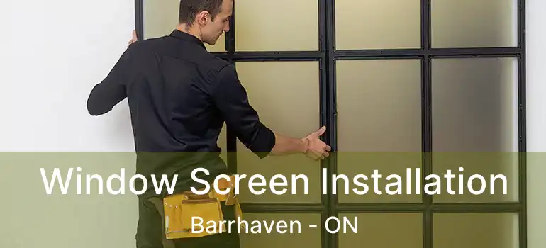  Window Screen Installation Barrhaven - ON