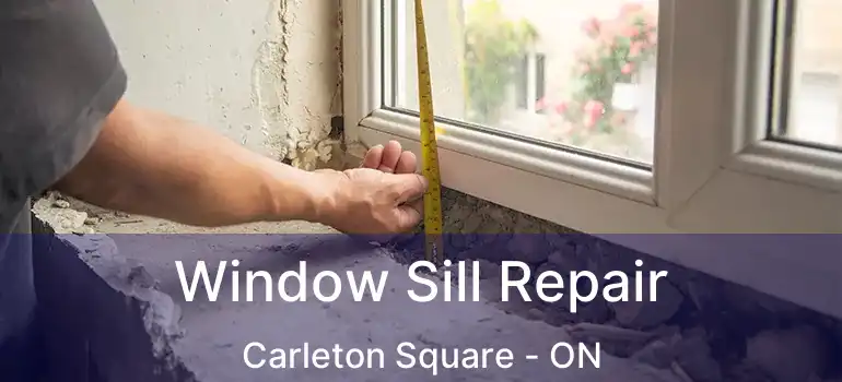  Window Sill Repair Carleton Square - ON