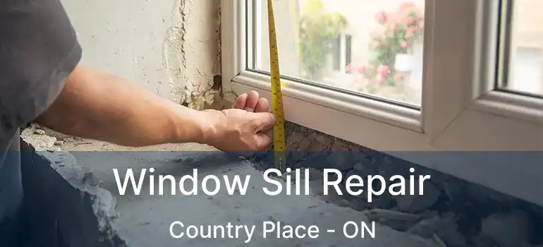  Window Sill Repair Country Place - ON