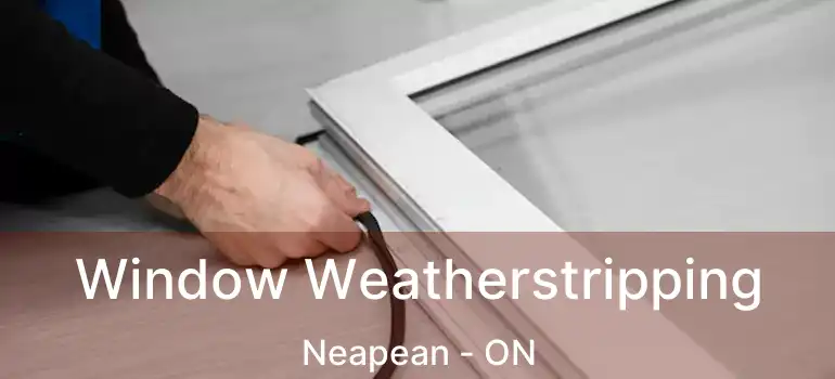 Window Weatherstripping Neapean - ON