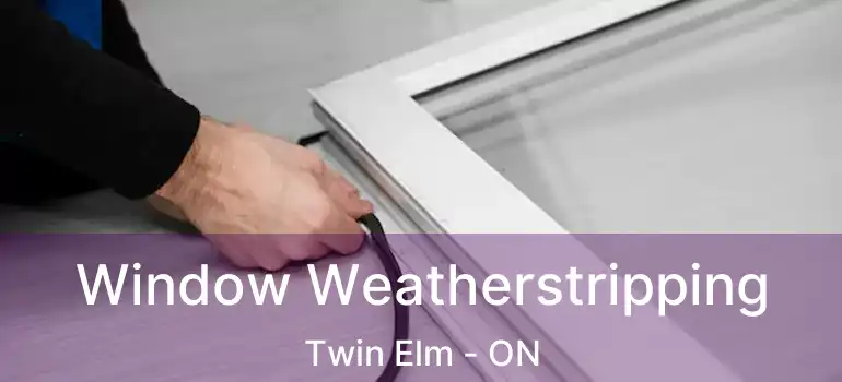  Window Weatherstripping Twin Elm - ON