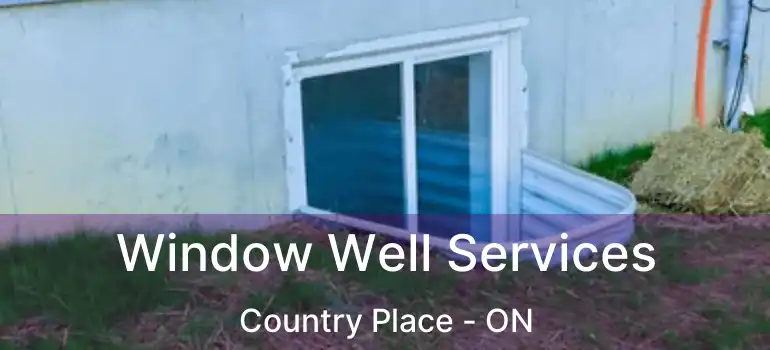  Window Well Services Country Place - ON
