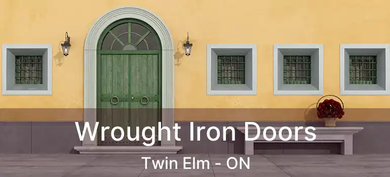  Wrought Iron Doors Twin Elm - ON